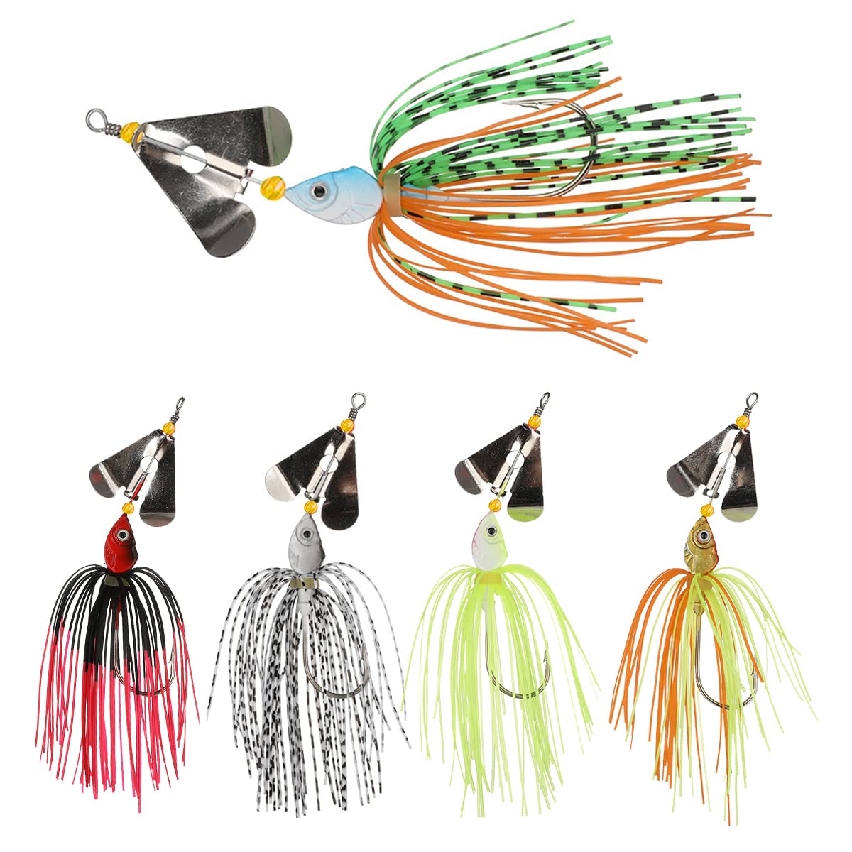 Proberos 5pcs Stainless Steel Fishing Bait Kit Lifelike Artificial Hooks Imitating Fish School Fishing Lures Baits Fishing Hooks for Bass, Freshwater Saltwater Fishing Fish Hunting Tools Proberos 5pcs Stainless Steel Fishing Bait Kit Lifelike Artificial Hooks Imitating Fish School Fishing Lures Baits Fishing Hooks for Bass, Freshwater Saltwater Fishing Fish Hunting Tools